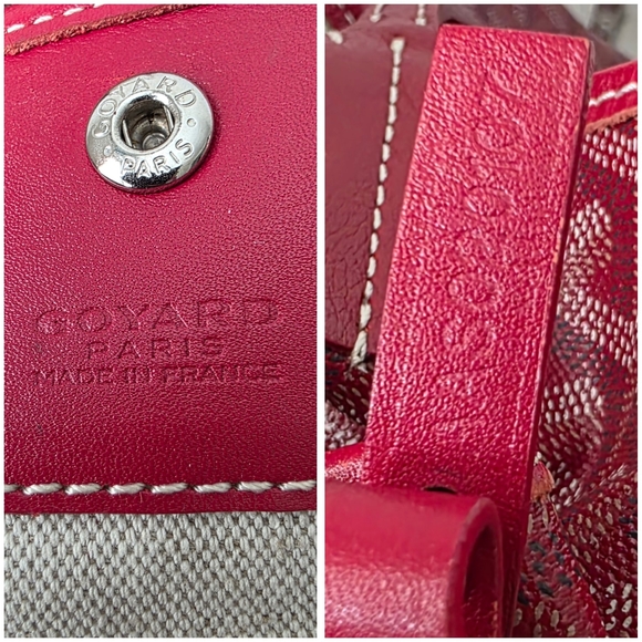 Auth Goyard Goyardine Saint Louis PM Tote And Pouch - Picture 5 of 10